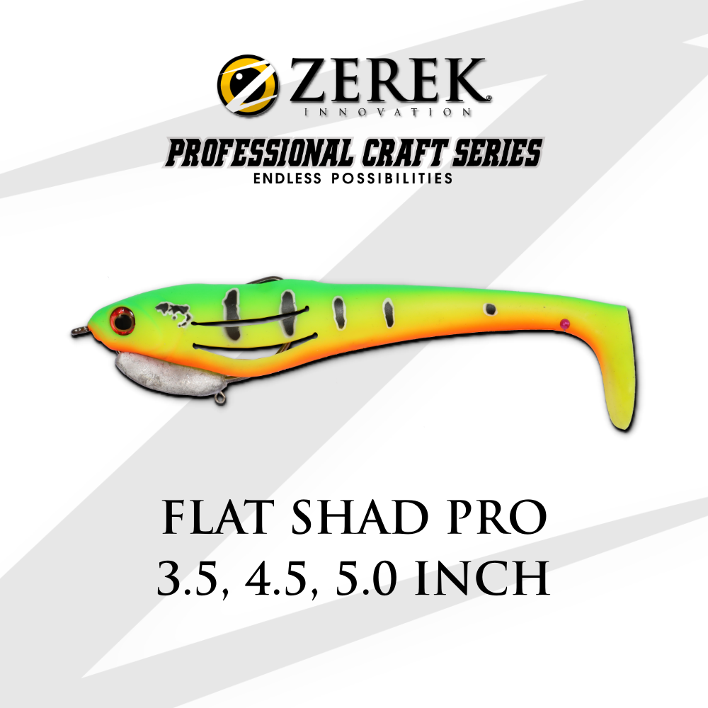 Flat Shad Pro 3.5, 4.5, 5.0 Inch