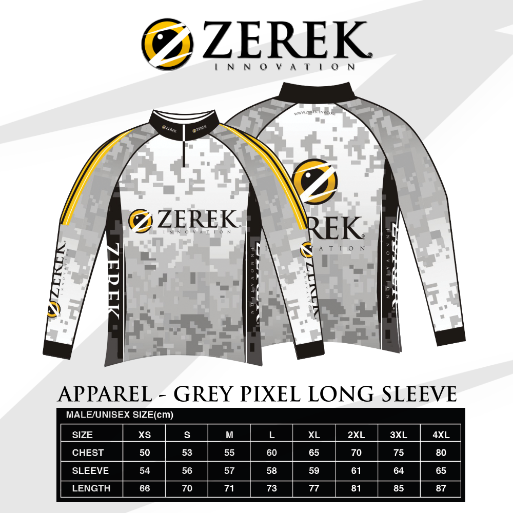 Zerek Grey Pixel Jersey