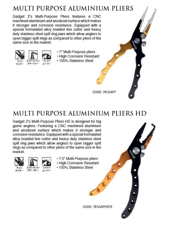 Gadget Z - Multi Purpose Aluminium Pliers